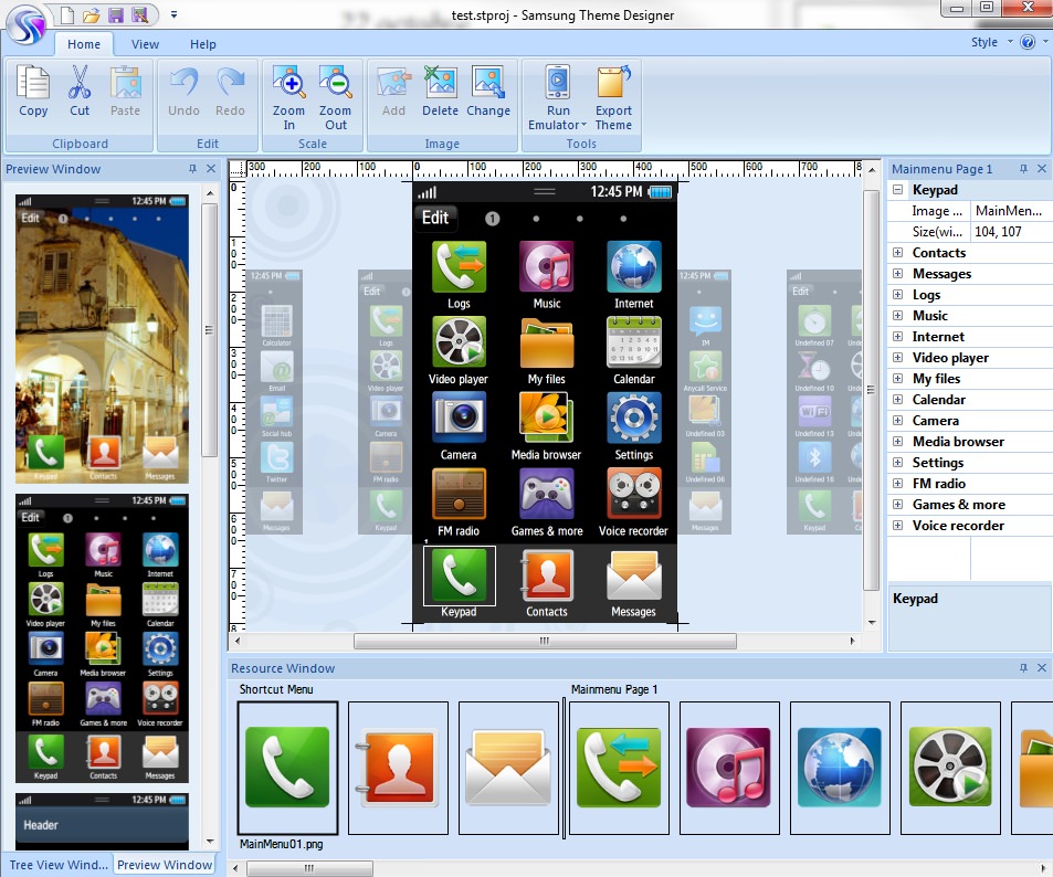 Samsung Theme Designer picture or screenshot