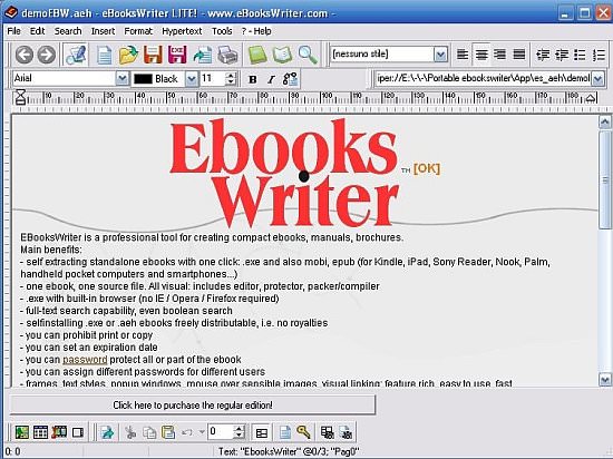 eBooks Writer picture or screenshot