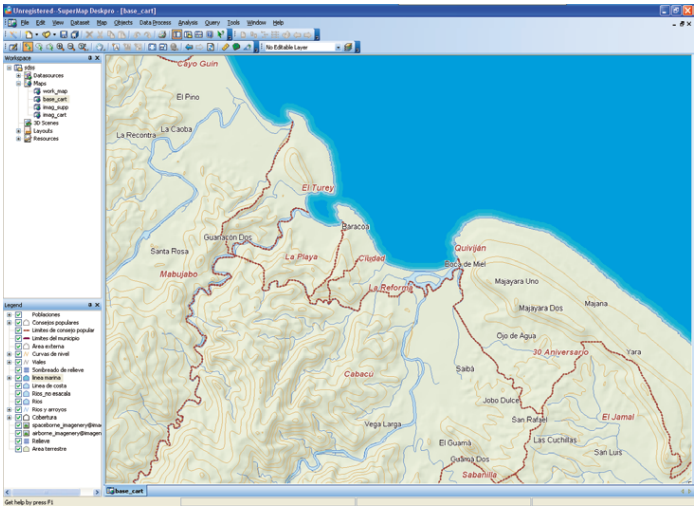 SuperMap Desktop GIS picture or screenshot