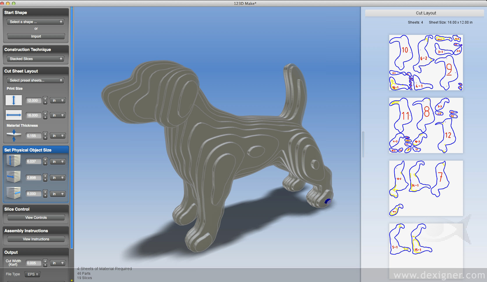 Autodesk 123D for Mac picture or screenshot