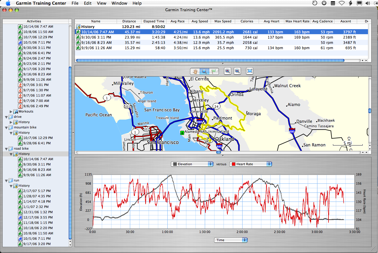 Garmin Training Center for Mac picture or screenshot