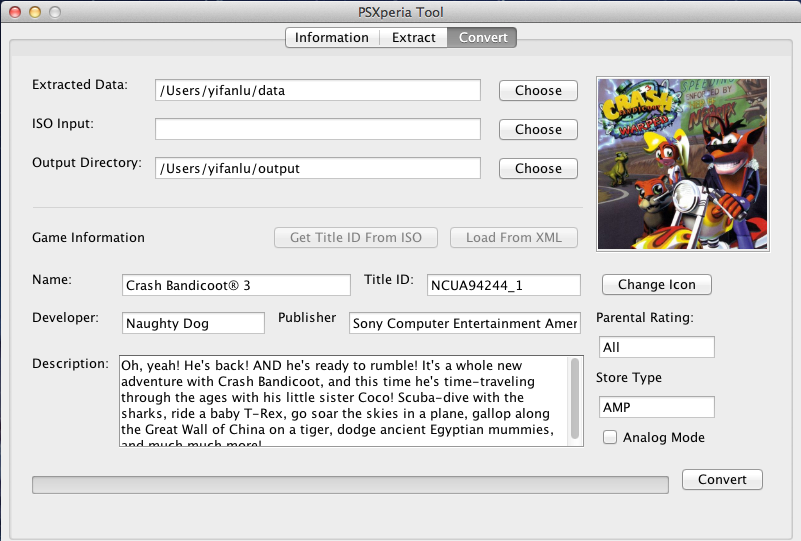 PSXPeria: Native PSX Emulator ISO Converter picture or screenshot