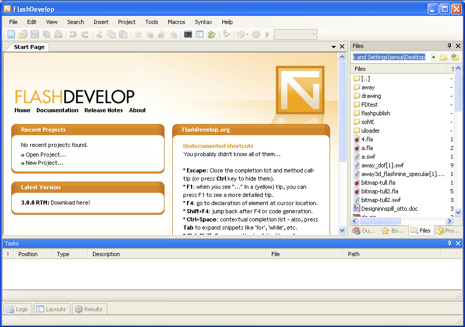 FlashDevelop picture or screenshot