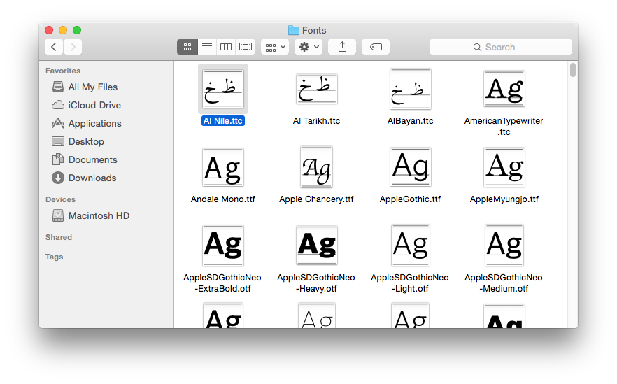 Fonts Fonts