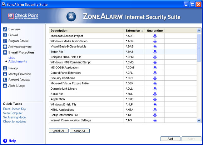 ZoneAlarm Security Suite