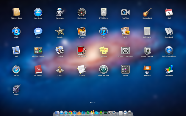 Mac OS X Lion Launchpad