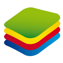 BlueStacks logo.