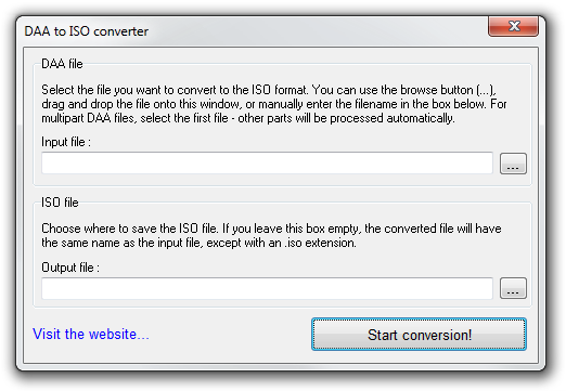 DAA to ISO converter