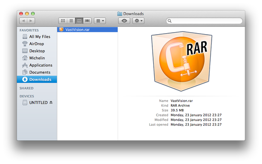 extract rar mac command line