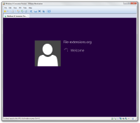 Step 8 of final Windows 8 setup in VMware virtual machine.