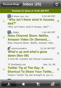 Newsie Google Reader Client