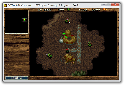 Warcraft in D-Fend DOSBox