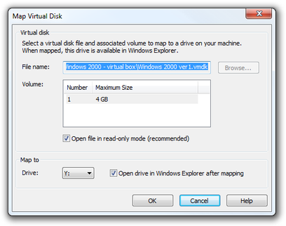 VMware Player mounting settings
