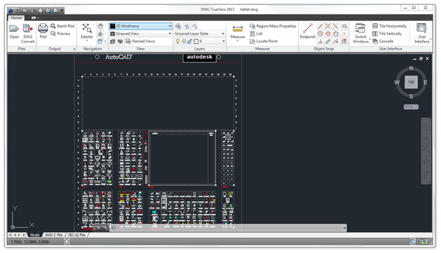 DWG TrueView main window