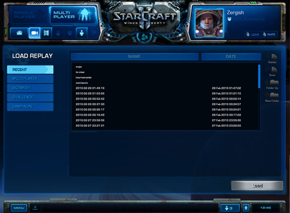 Starcraft 2 load replay