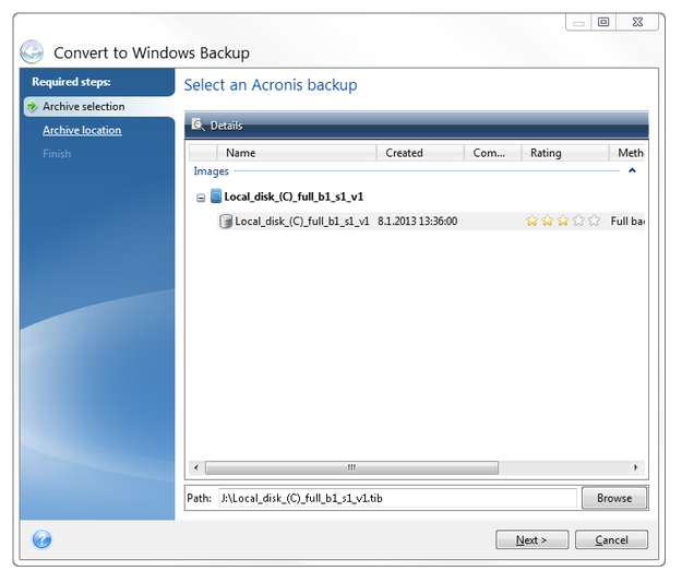 vmware vcenter converter acronis true image