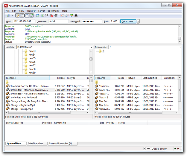 FileZilla Client for Windows