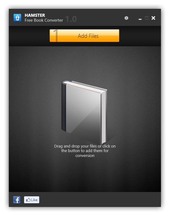 Hamster eBook Converter started.