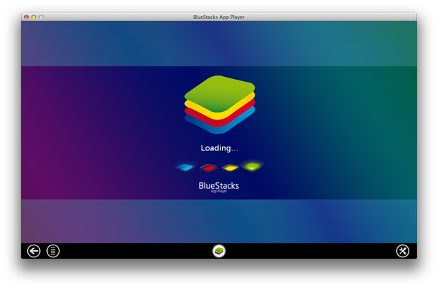 BlueStacks for Mac loading