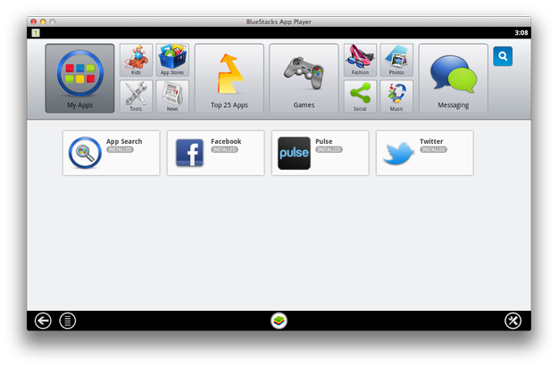 BlueStacks App Player for Mac My Apps