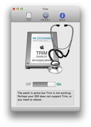 Trim Enabler TRIM enabled