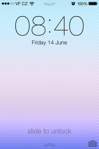 iOS 7 Lock Screen