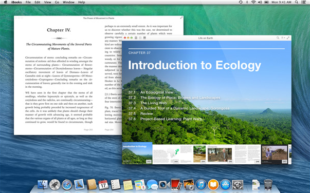 Mac OS X 10.9. Mavericks iBooks