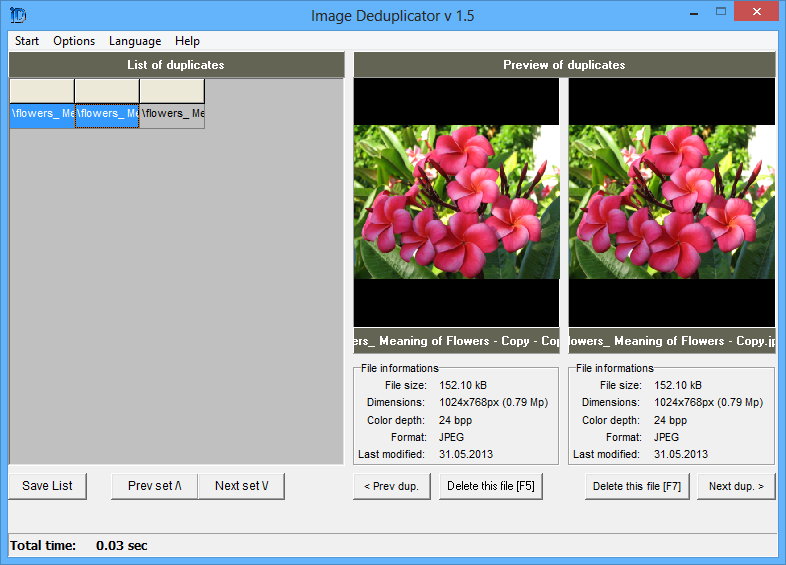 Image Deduplicator