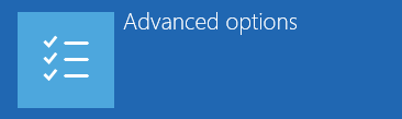 Windows 8 advanced options