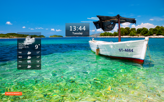 Live Wallpaper for Mac edit widget positions