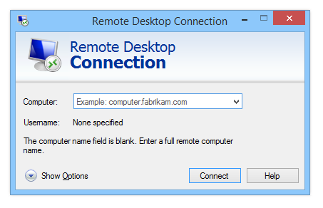 Remote Desktop Connection