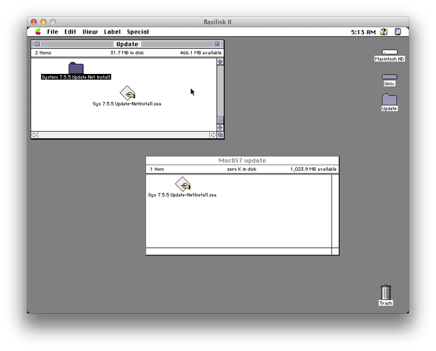 Mac OS 7 update file