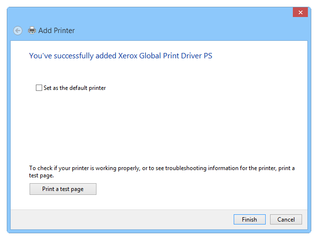 Setting up a virtual PS printer - Step 8