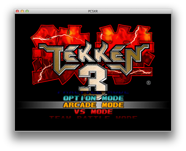 PCSX Reloaded Tekken 3