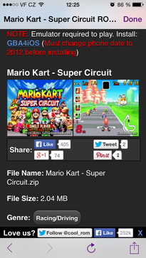 GBA4iOS install the game