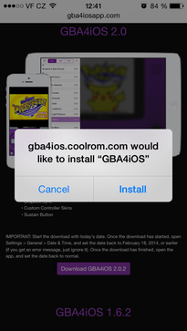 Install GBA4iOS