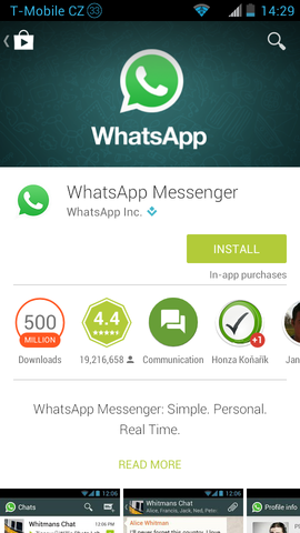WhatsApp on Google Play