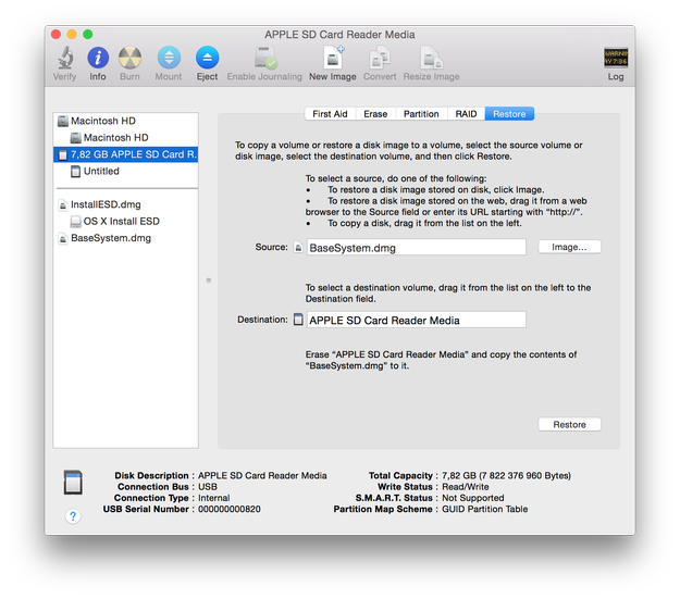 Apple Disk Utility