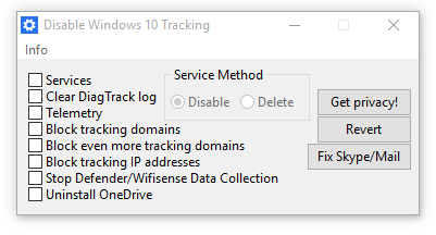 DisableWinTracking