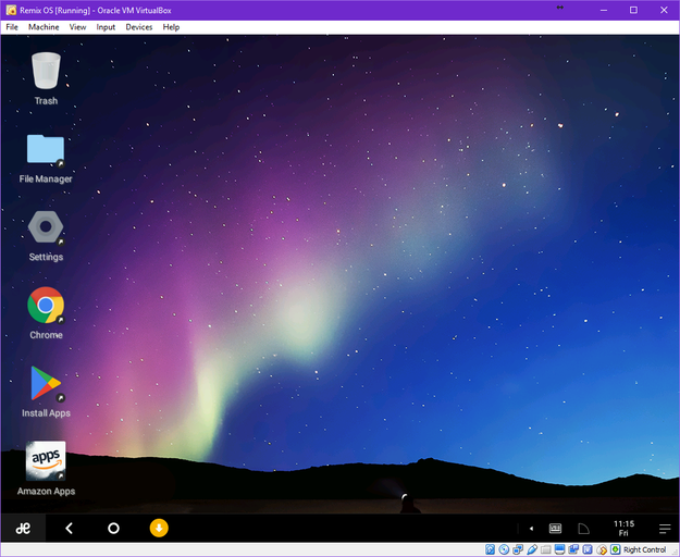 Remix OS desktop