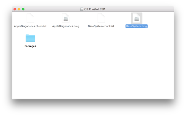 Finder basesystem.dmg file