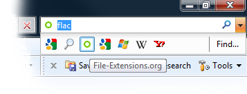 Internet Exploer search box