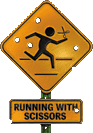 Running With Scissors logo