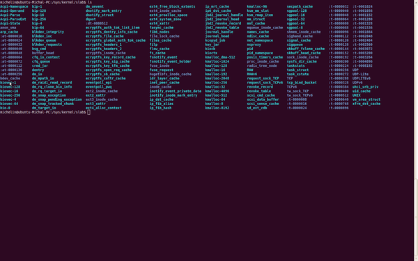 Lista plików w powłoce Linux