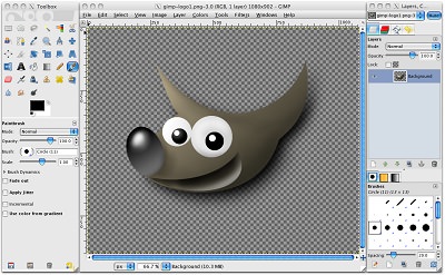 Zrzut ekranu GIMP