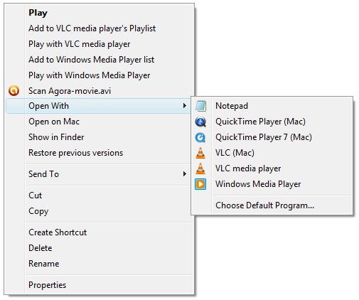How to remove programs from the Open With menu in Explorer - File ...