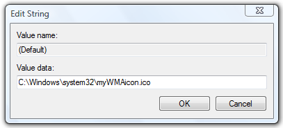 Microsoft Windows Registry Edit String new value data