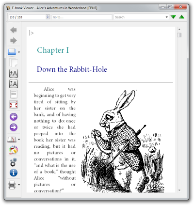 Otwarta publikacja cyfrowa ePUB w Calibre E-book Viewer.