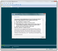 Schritt 4 des Windows 8 Installationsprozesses in der VMware virtuellen Maschine.