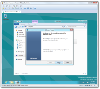 Schritt 3 der VMware Tools Installation.
